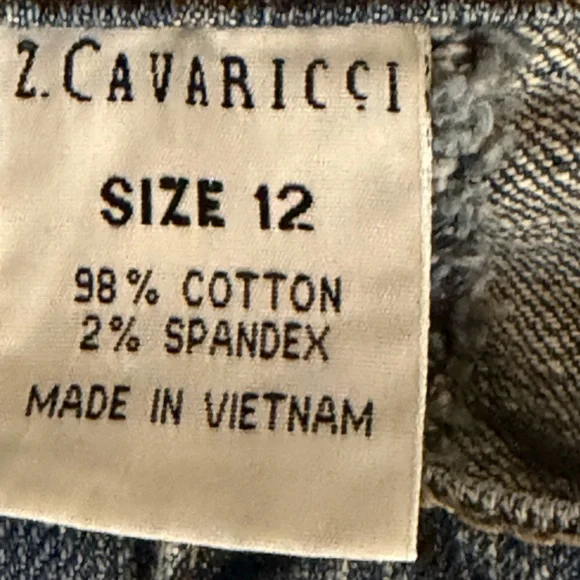 Vintage Z. Cavaricci Cropped Beaded Jeans - Picture 7 of 13